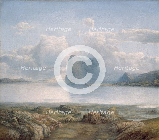 Island Borgøy. Artist: Hertervig, Lars (1830-1902)