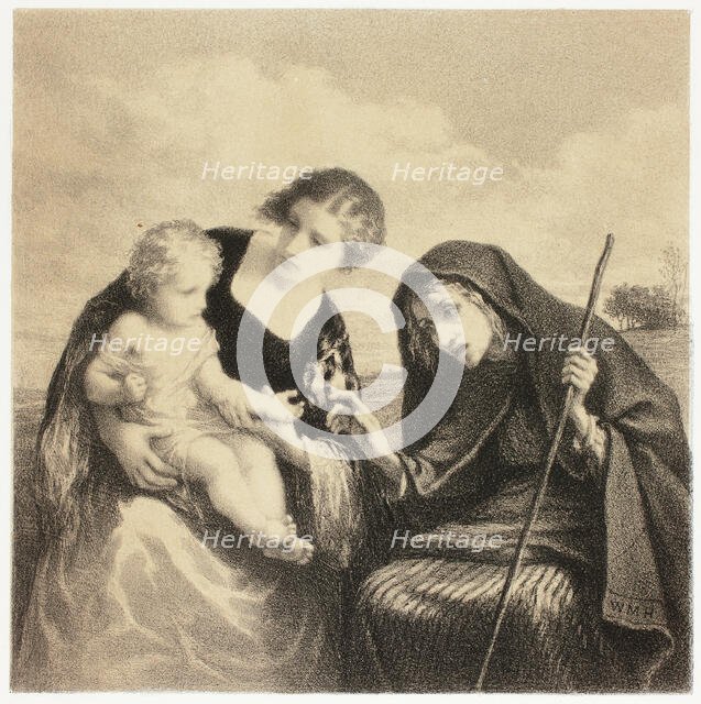 The Fortune Teller, 1857. Creator: William Morris Hunt.