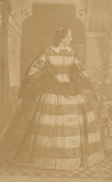 La robe écossaise, 1860s. Creator: André-Adolphe-Eugène Disdéri.