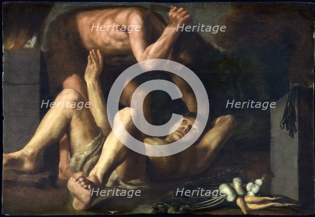 Cain and Abel, c. 1610. Artist: Guidotti, Paolo (il Cavalier Borghese) (1560-1629)