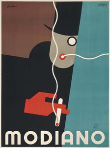 Modiano Cigarette Papers, 1929. Creator: Berény, Róbert (1887-1953).