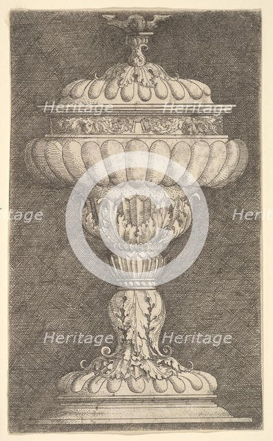 Covered Goblet with a Winged Ball on Top.n.d. Creator: Albrecht Altdorfer.