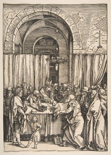 The Rejection of Joachim's Offering, from The Life of the Virgin, ca. 1504. Creator: Albrecht Durer.