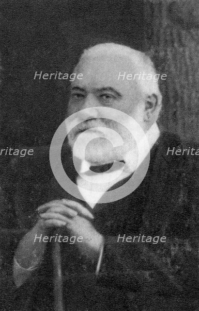 Francisque Sarcey, French journalist and drama critic, late 19th century. Artist: Unknown