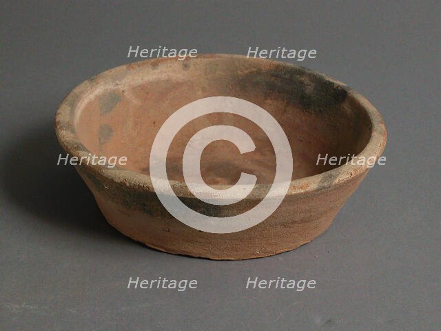 Bowl, Coptic, 4th-7th century. Creator: Unknown.