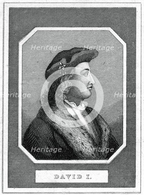 David I, King of Scotland. Artist: Unknown