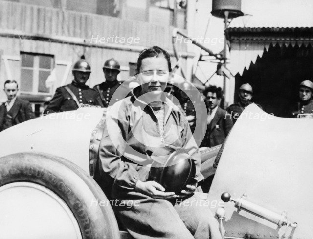 Gwenda Stewart at Montlhery, France, 1934. Artist: Unknown