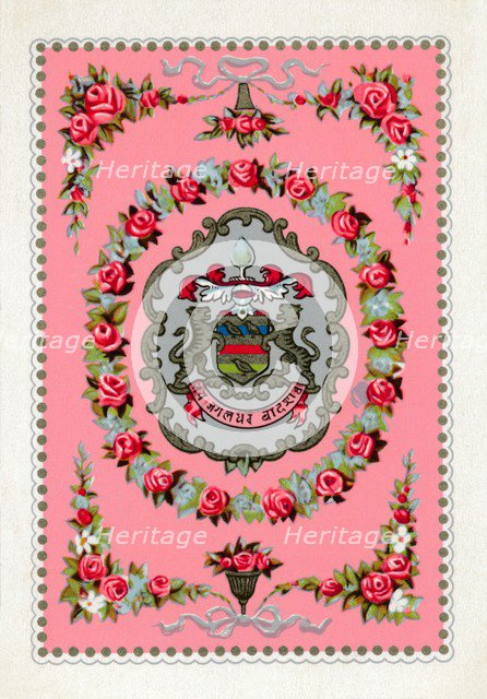 Reverse from a deck of Goodall & Son Ltd. playing cards, c1940. Artist: Unknown.