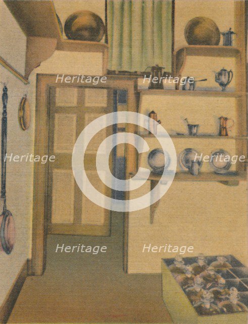 'The Butler's Pantry', 1946. Artist: Unknown.