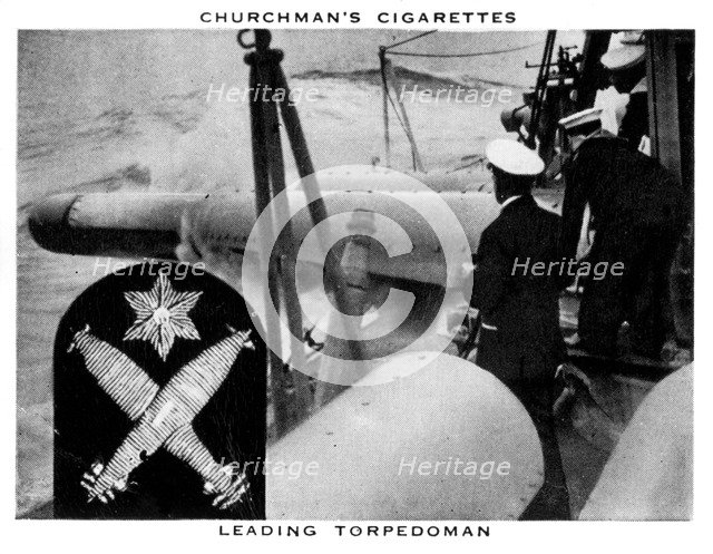 Leading Torpedoman, 1937.Artist: WA & AC Churchman