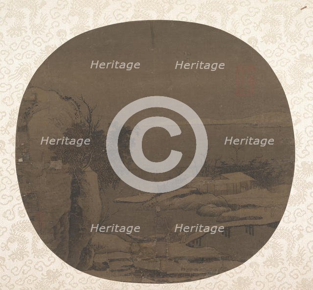 Bridge in Snow, late 10th century. Creator: Unknown.