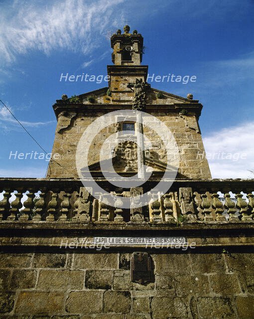 Buen Suceso Chapel, Fisterra (Finisterre), La Coruña province, Galicia, Spain, 18th century, (2000). Creator: LTL.