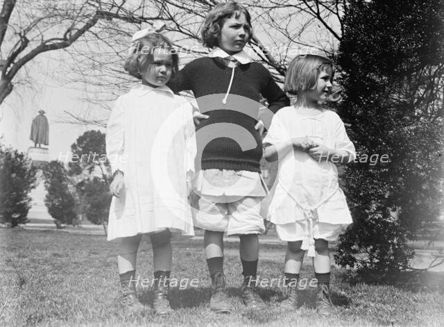 Colt, Lebaron Bradford, Senator From Rhode Island, 1913-1924, his Grandchildren: George..., 1913. Creator: Harris & Ewing.