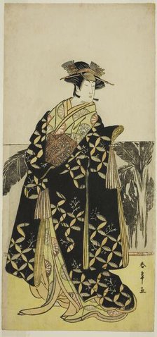 The Actor Nakayama Tomisaburo I in an Unidentified Role, Japan, c. 1788. Creator: Shunsho.