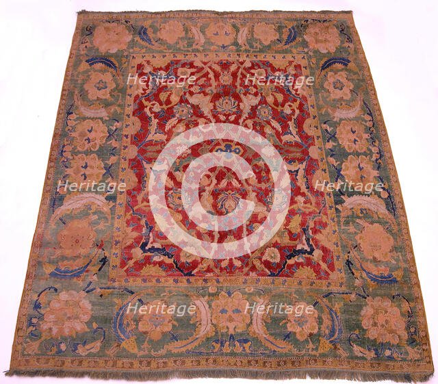 Polonaise Carpet, Iran, 17th century. Creator: Unknown.