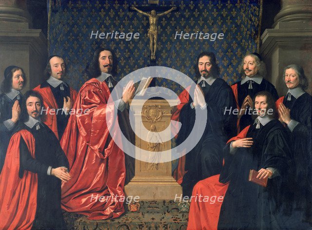 'The Prevot des Marchands and the Echevins of the city of Paris', 1648. Artist: Philippe de Champaigne