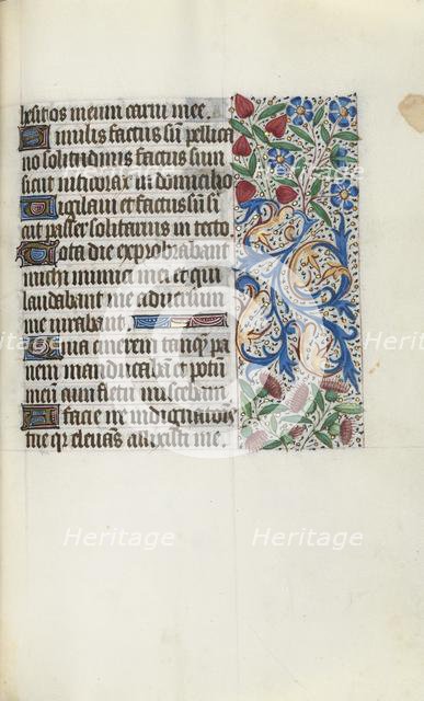 Book of Hours (Use of Rouen): fol. 88r, c. 1470. Creator: Master of the Geneva Latini (French, active Rouen, 1460-80).