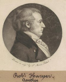 Robert Goodloe Harper, 1799. Creator: Charles Balthazar Julien Févret de Saint-Mémin.