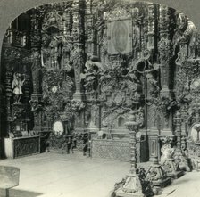 'Elaborately Carved Altar of Guadalupe, Church of Tpozotlan, State of Mexico, Mex.', c1930s. Creator: Unknown.