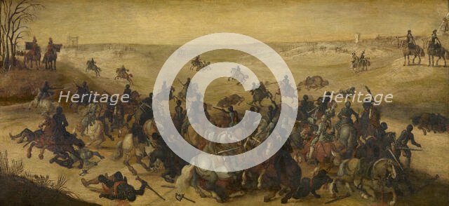 Battle of Lekkerbeetjen, 1601. Creator: Sebastian Vrancx.