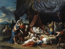 'The Death of the Woman of Darius', 1785. Artist: Louis Jean Francois Lagrenee