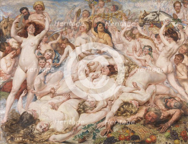 Return from the Vintage, 1903-1904. Creator: Auguste Leveque.