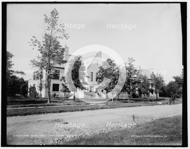 Fort Sheridan, Ill., officers' club, between 1880 and 1899. Creator: Unknown.