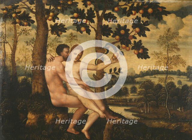 Adam and Eve, c1500. Creator: Unknown.