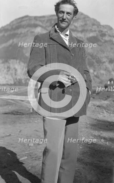 Movie set for a western, between 1896 and 1942. Creator: Arnold Genthe.