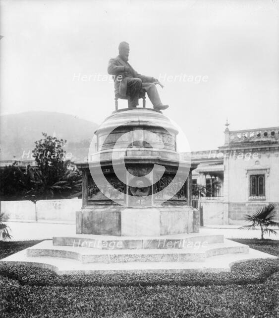 Jose De Alencar statue, between 1910 and 1920. Creator: Harris & Ewing.