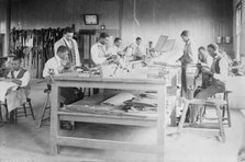 Upholstery class, Tuskegee, between c1910 and c1915. Creator: Bain News Service.