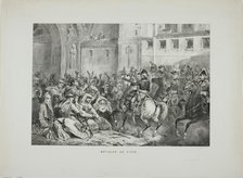 Revolt of Pavia, 1826. Creator: Auguste Raffet.