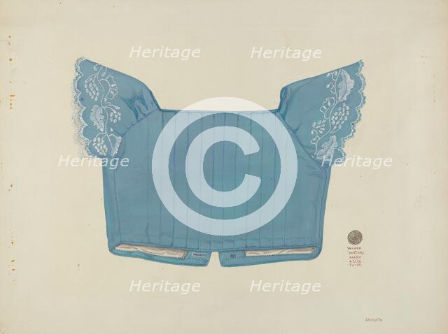 Child's Bodice, c. 1940. Creator: Irene M. Burge.