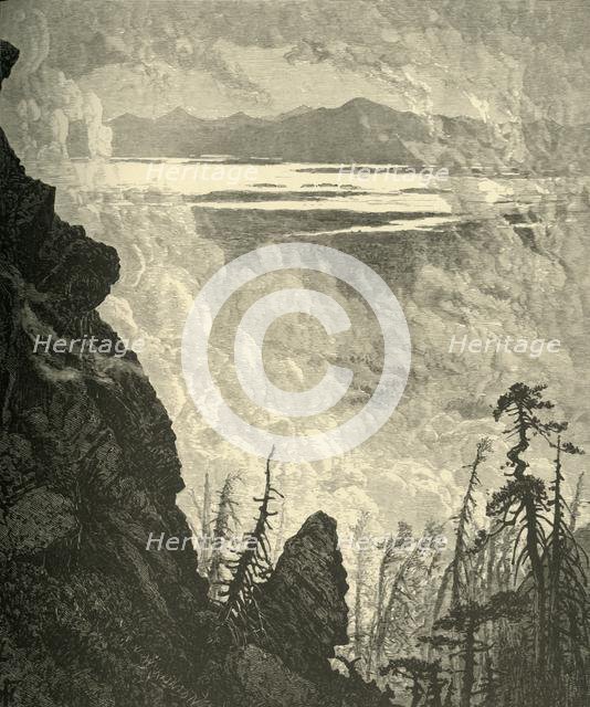 'Glimpse of Lake Champlain, from Summit', 1874. Creator: W. J. Linton.