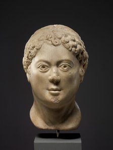 Head of a Woman, Byzantine, 5th century. Creator: Unknown.