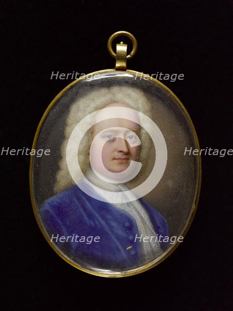 Portrait of a man, between 1725 and 1750. Creator: English School.