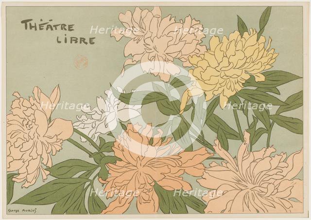 "Myrane" et "Les Chapons" (Program for Théâtre Libre), 1889. Creator: Georges Auriol (French, 1863-1938).