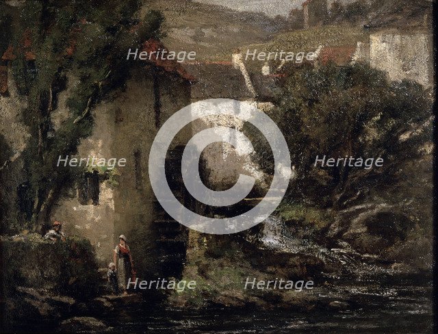 'Water Mill', 19th century.  Artist: Gustave Courbet