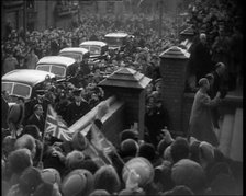 Crowds Cheering Edward VIII, His Majesty The King , 1936. Creator: British Pathe Ltd.