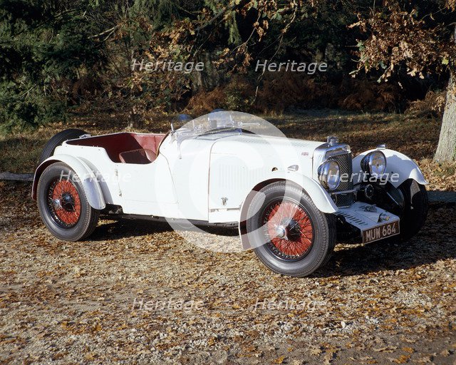 A 1933 Aston Martin Le Mans car. Artist: Unknown