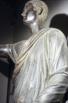 The Orator, Etruscan Bronze, detail, 1st century BC. Artist: Unknown.
