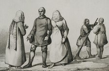 Ostyak people, Western Siberia, Russia, 1839. Creator: Augustin François Lemaitre.