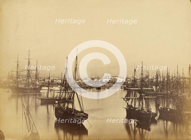 Piraeus, Greece, about 1865-1875. Creator: Unknown.