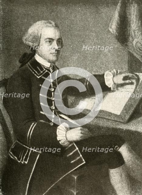 'Portrait of John Hancock, in coat with double pocket-flaps', c1780, (1937). Creator: Unknown.