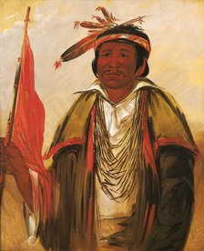 Ke-chím-qua, Big Bear, 1830. Creator: George Catlin.