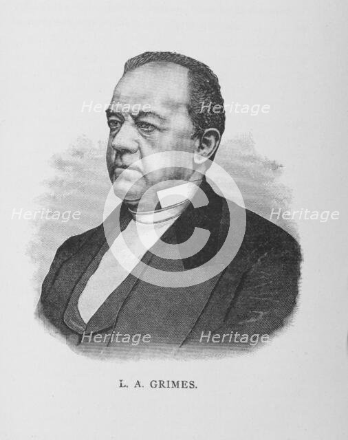 L. A. Grimes, 1887. Creator: Unknown.