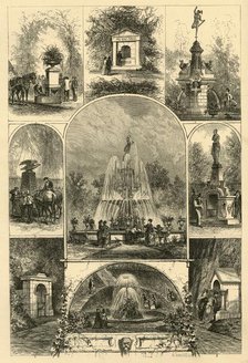 'Fountains in Philadelphia', 1874.  Creator: W. Roberts.