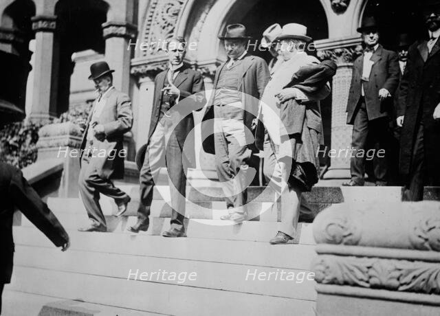 Gov. Hadley [and] T.Roosevelt, between c1910 and c1915. Creators: Bain News Service, George Graham Bain.