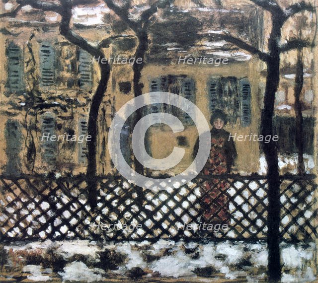 'Behind the Fence', c1895. Artist: Pierre Bonnard