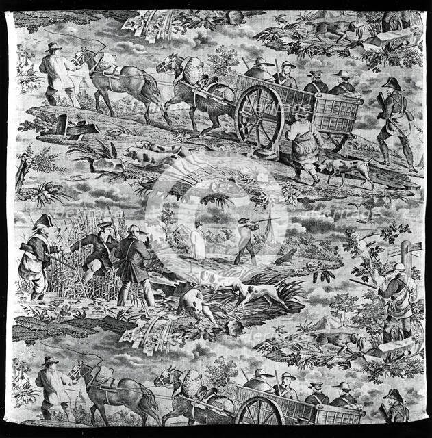 La Route de Lillebonne (The Road to Lillebonne) (Furnishing Fashion), France, after 1822. Creator: Émile Jean-Horace Vernet.